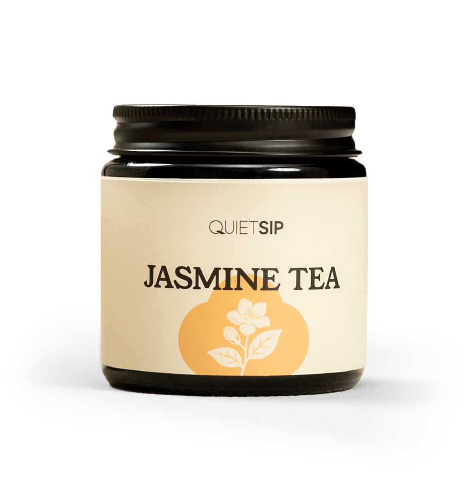 QUIETSIP Organic Jasmine Tea, Tea for Hot Tea or Iced Tea with Caffeine and Flavonoids