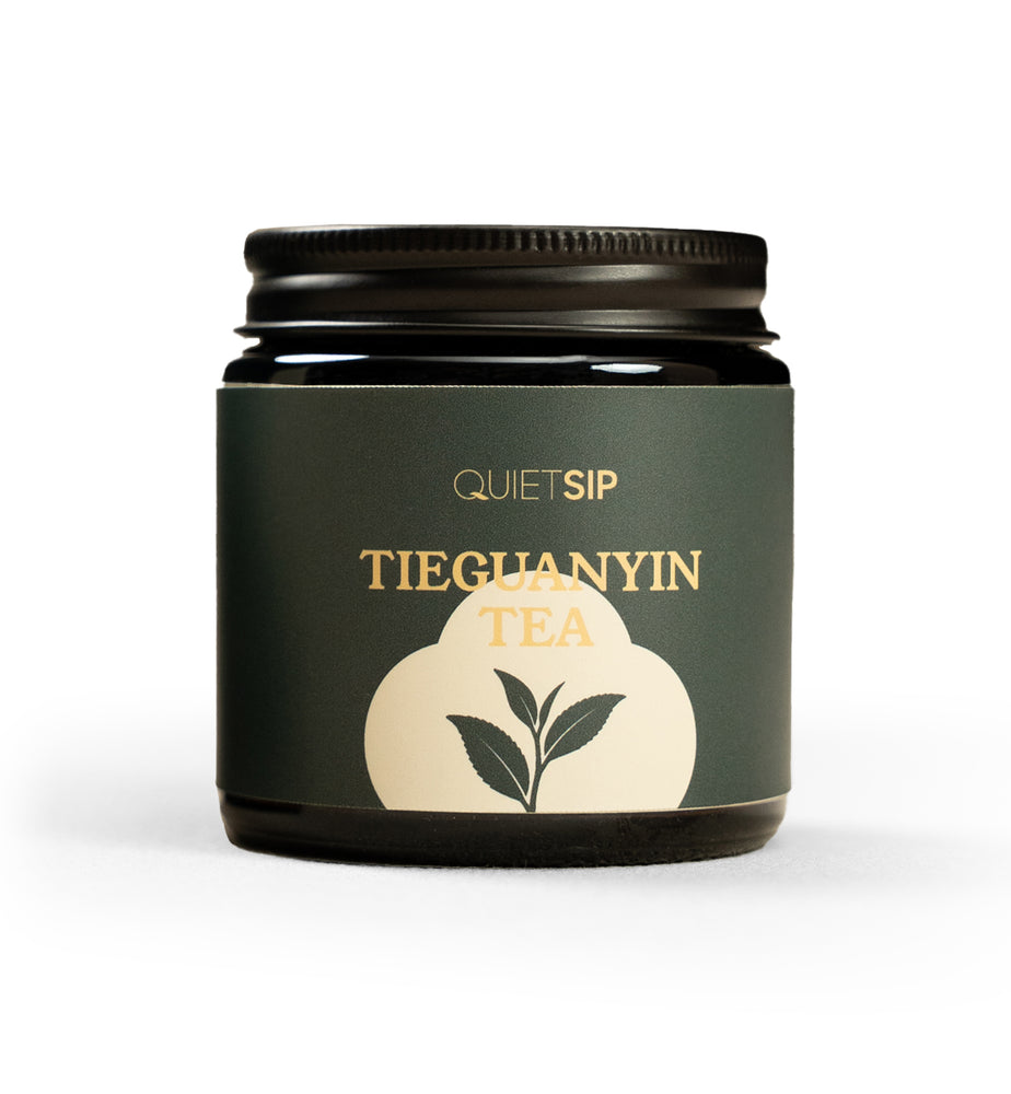 QUIETSIP Organic Tieguanyin Tea, Sweet, Tangy Taste, Caffeinated, Enjoy Hot or Iced