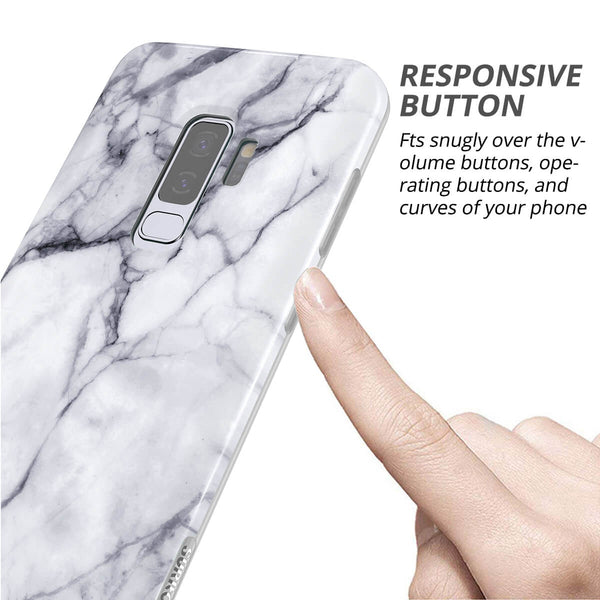 Samsung Galaxy S9 Plus 360 Full-Body Protection Shockproof Marble Case