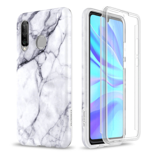 HUAWEI P30 lite Case with Built in Screen Protector Slim Bumper Case