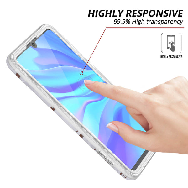 HUAWEI P30 lite Case with Built in Screen Protector Slim Bumper Case