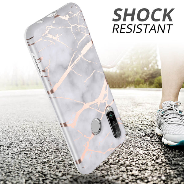 HUAWEI P30 lite Case with Built in Screen Protector Slim Bumper Case