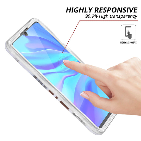 HUAWEI P30 lite Case with Built in Screen Protector Slim Bumper Case