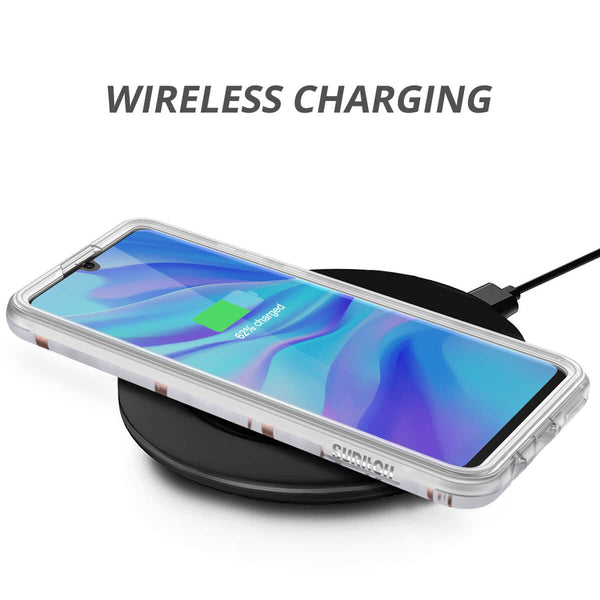 HUAWEI P30 lite Case with Built in Screen Protector Slim Bumper Case
