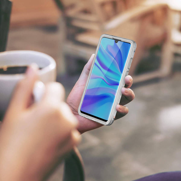 HUAWEI P30 lite Case with Built in Screen Protector Slim Bumper Case