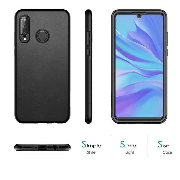 HUAWEI P30 lite Case with Built in Screen Protector Slim Bumper Case
