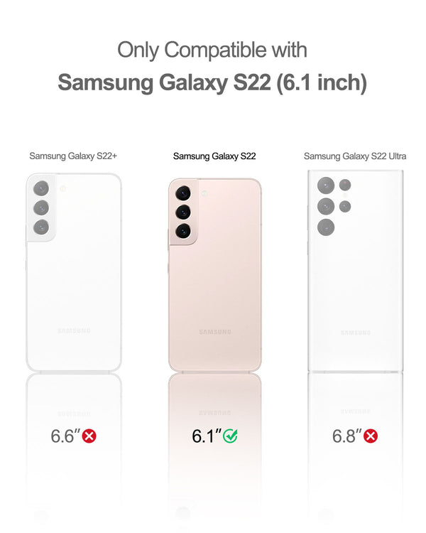 SURITCH for Samsung Galaxy S22 Case 6.1 Inch