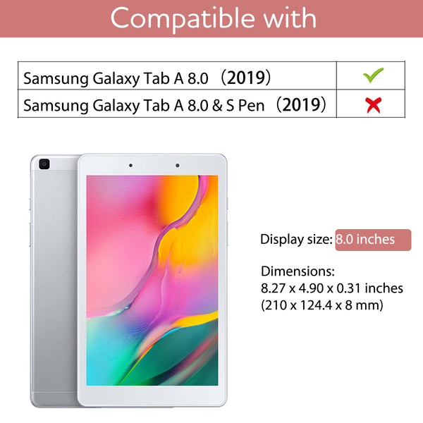 SURITCH Case for Samsung Galaxy Tab A 8.0 2019 (SM-T290/T295)